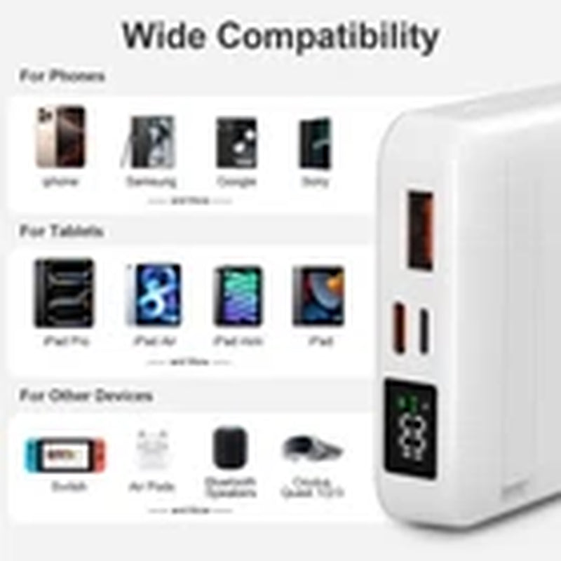 10000Mah Power Bank Magnetic Pack Wireless Charger for Iphone 16/15/14/13/12