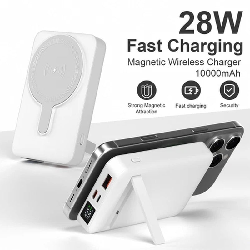 10000Mah Power Bank Magnetic Pack Wireless Charger for Iphone 16/15/14/13/12
